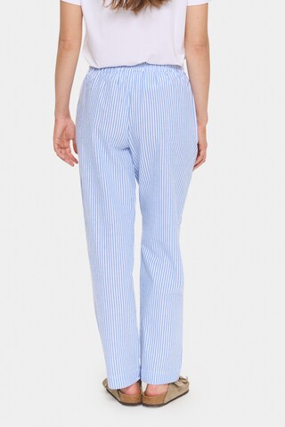 SAINT TROPEZ Loosefit Broek 'Miko' in Blauw