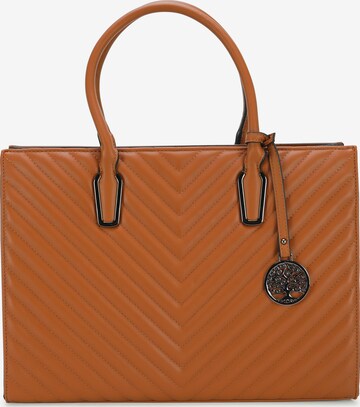 HARPA Handbag 'Derby' in Brown: front