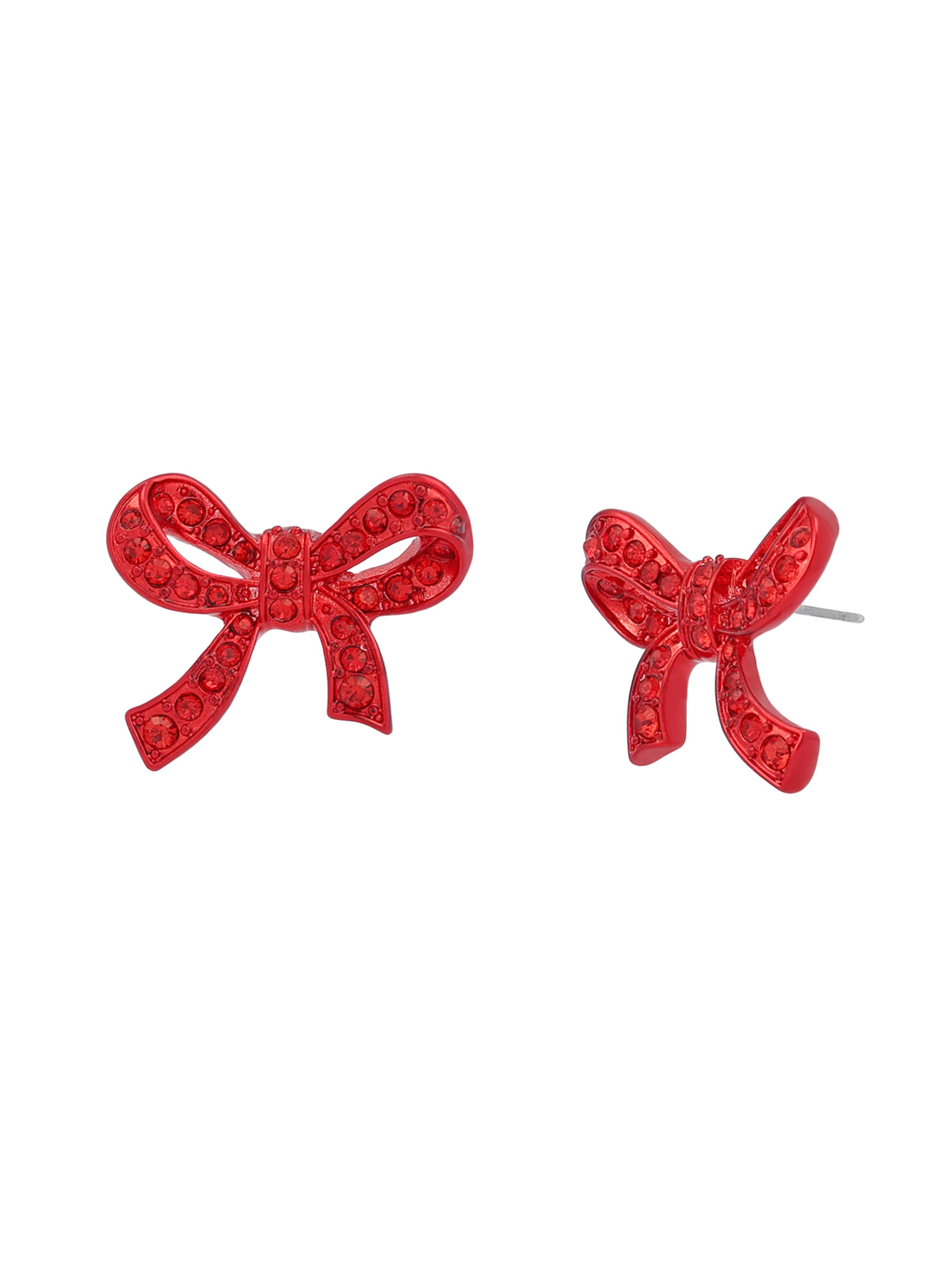 Betsey Johnson Oorbellen 'Love Spell' in Rood: voorkant