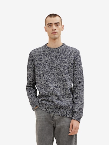 Pull-over TOM TAILOR en bleu : devant