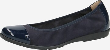 CAPRICE Ballerina in Blauw: voorkant