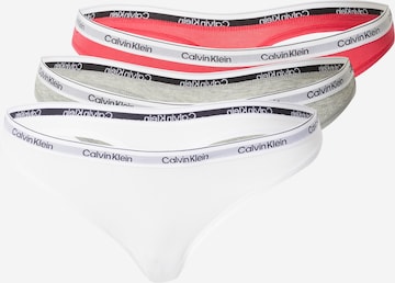 Calvin Klein - Tanga en gris: frente