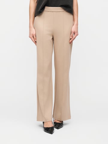 VERO MODA Bő szár Nadrág 'VMLUCCA' - bézs: elől