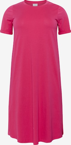 Robe 'Caline' KAFFE CURVE en rouge : devant