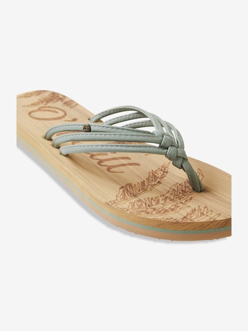 O'NEILL T-Bar Sandals 'Ditsy' in Green