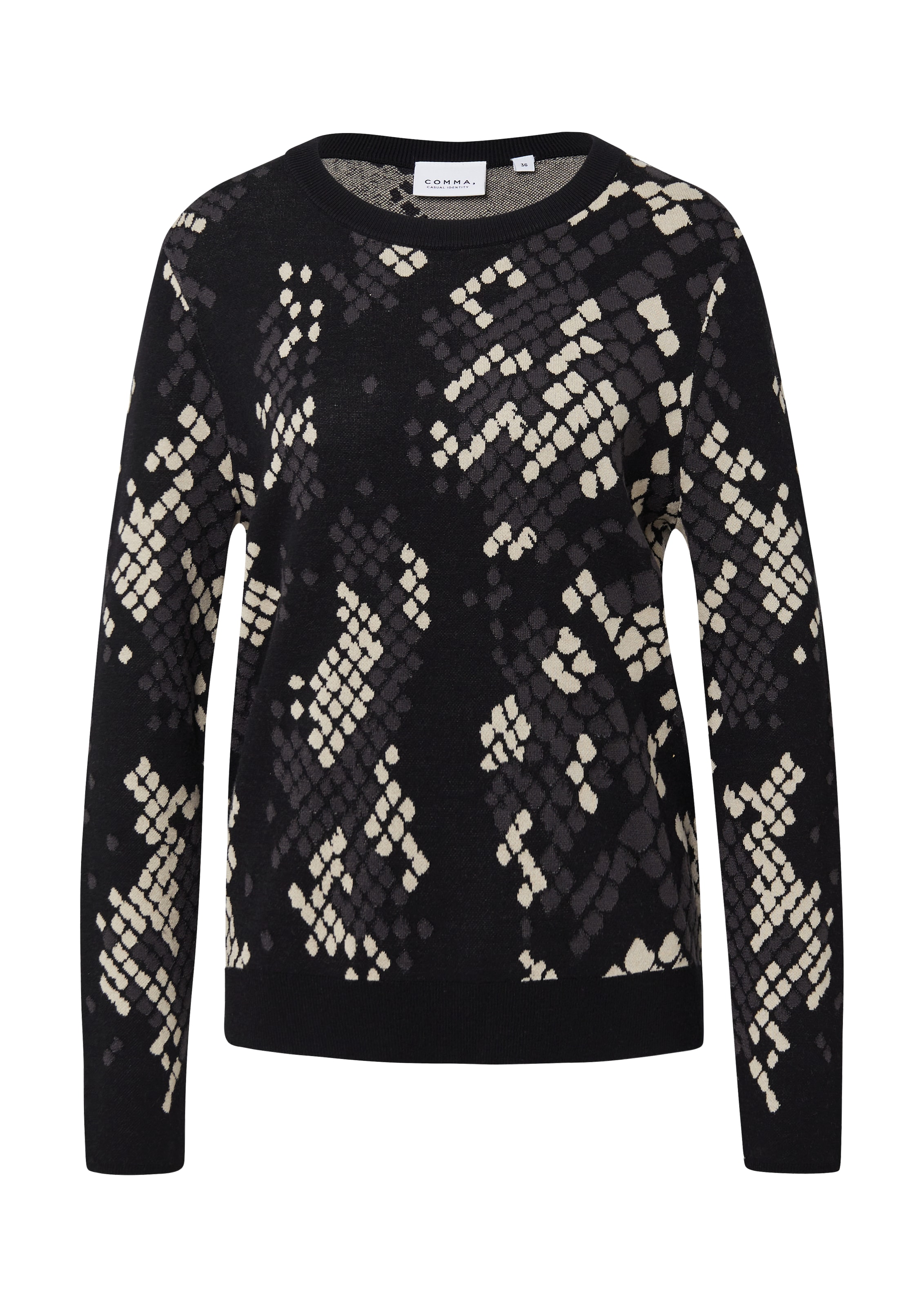 melns comma casual identity Džemperis: no priekšpuses