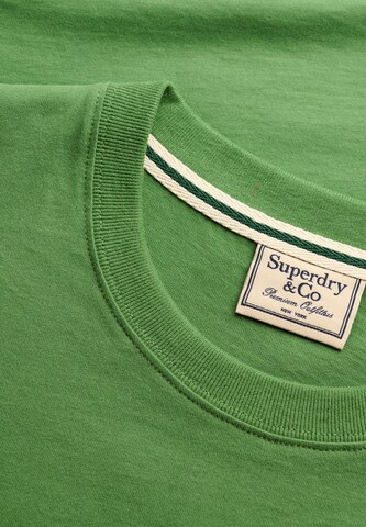 T-Shirt 'Essential' Superdry & Co en vert