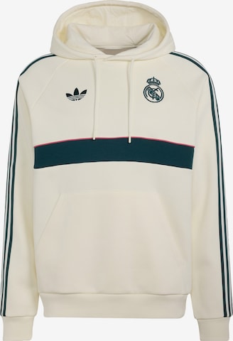 Veste de survêtement 'Real Madrid' ADIDAS PERFORMANCE en blanc : devant