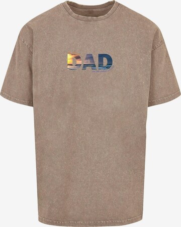 Merchcode T-Shirt  'For The Best Dad' in Grün: Vorderseite
