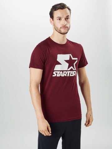 Starter Black Label Shirt in Red: front