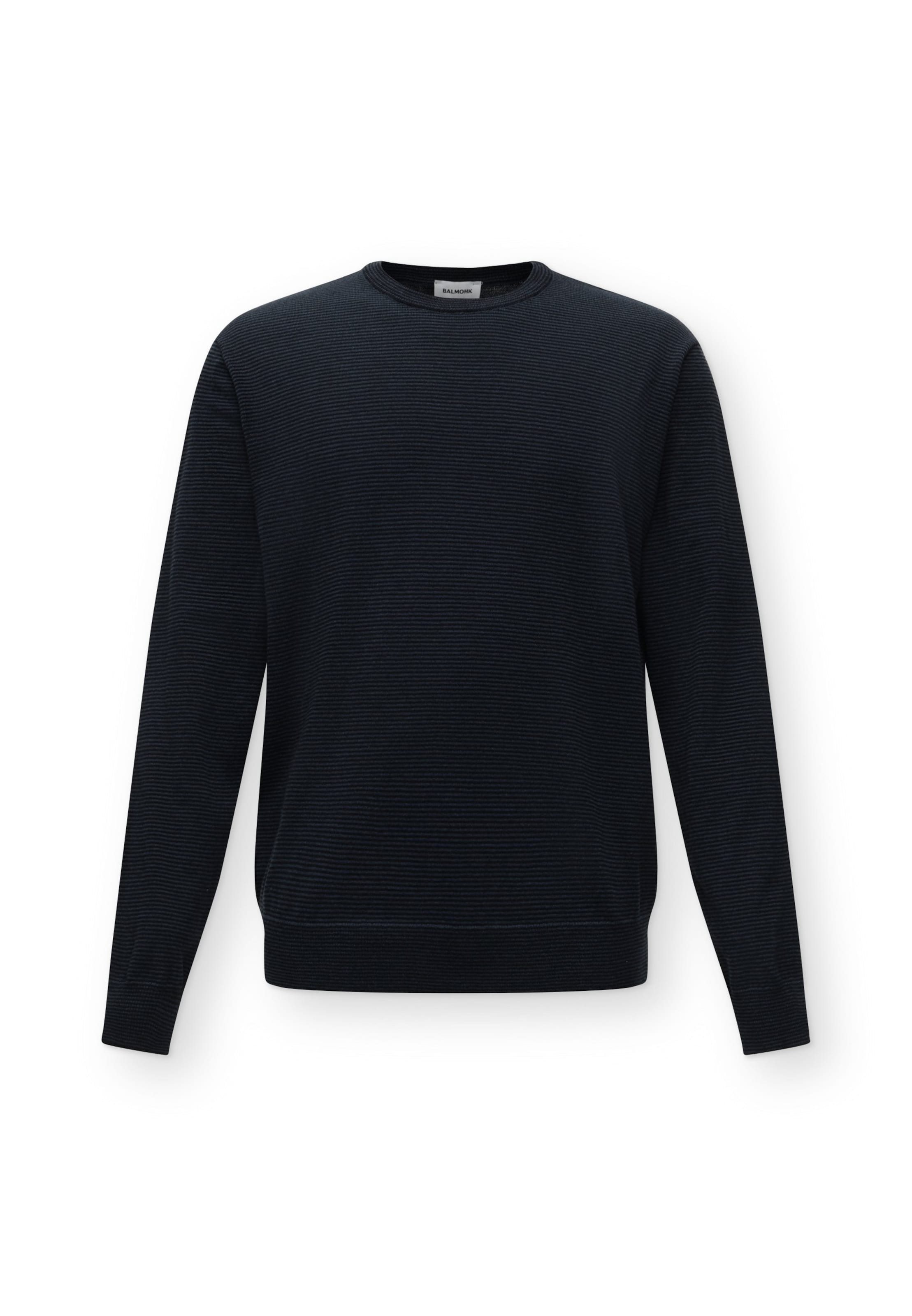 Pull-over BALMOHK en bleu : devant