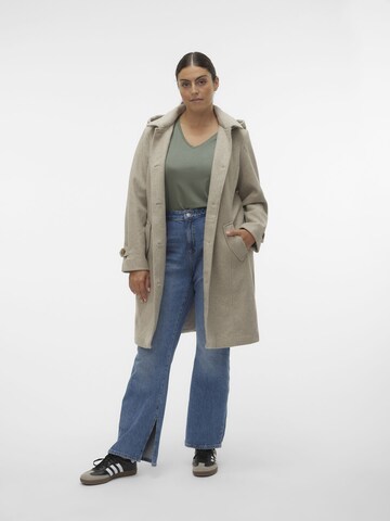 Vero Moda Curve Overgangsfrakke 'VINCE CHELSEA' i brun