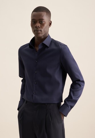 SEIDENSTICKER Slim fit Business shirt in Blue