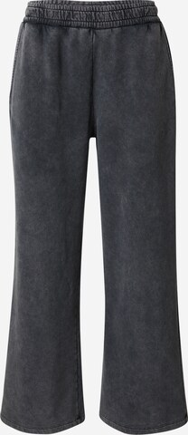 TOPSHOP Wide leg Broek '80'S' in Grijs: voorkant