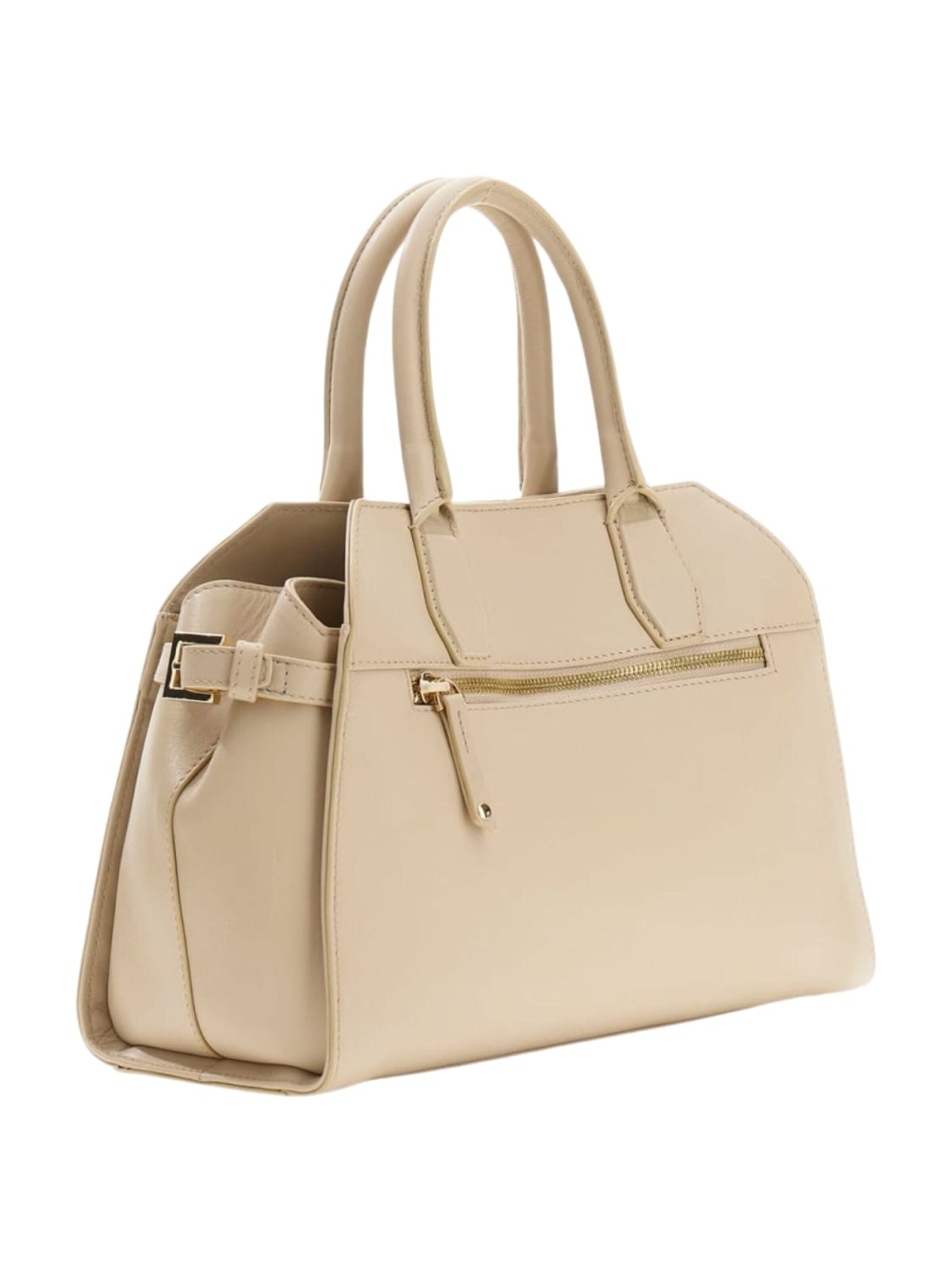 GUESS Torba za čez ramo 'Guess Sac Bandoulière Yulia Small Satchel Sand' | bež barva