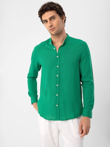 Regular fit Camicia di Antioch in verde: frontale