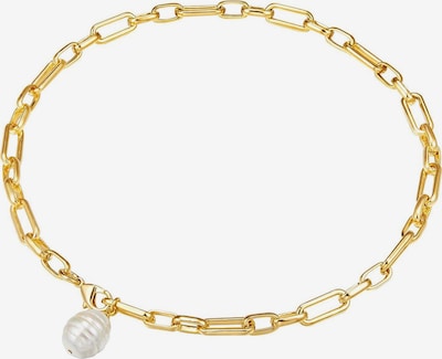 Lulu & Jane Kette in goldgelb / perlweiß, Produktansicht