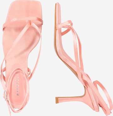 Warehouse T-bar sandals in Pink