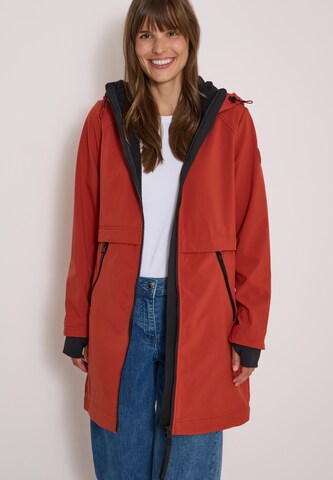 CECIL Between-Seasons Coat in Red: front