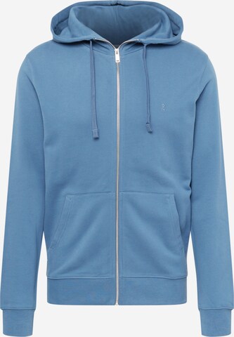 ARMEDANGELS Sweatjacke 'Gaston' (GOTS) in Blau: predná strana