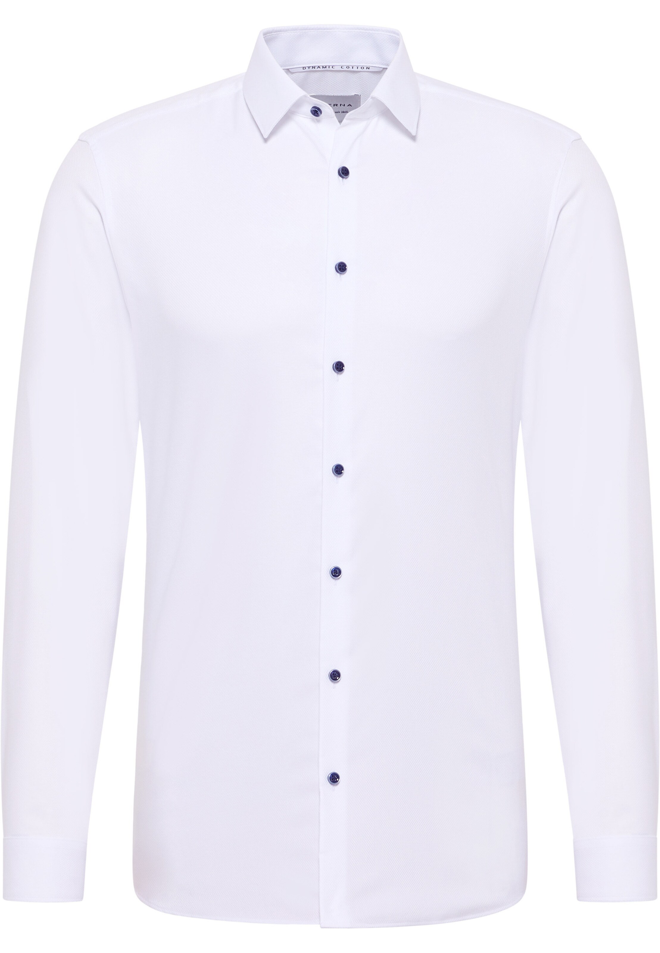 ETERNA Slim fit Zakelijk overhemd in Wit: voorkant