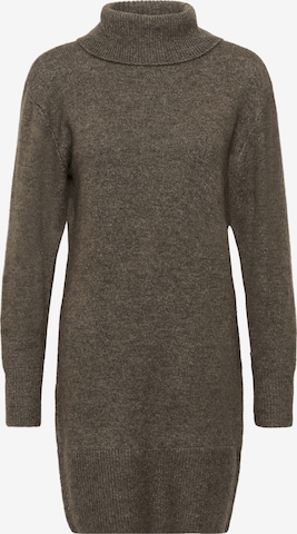 Robes en maille ' KAmyra' Kaffe en marron : devant