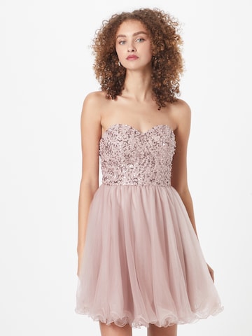 Laona - Vestido de gala en rosa: frente