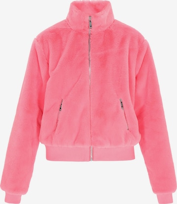 Veste mi-saison MIMO en rose : devant