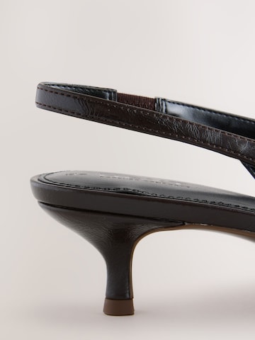 Next Лодочки с открытой пяткой 'Forever Comfort' в Коричневый