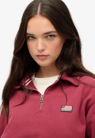 Sweat-shirt Superdry en rouge