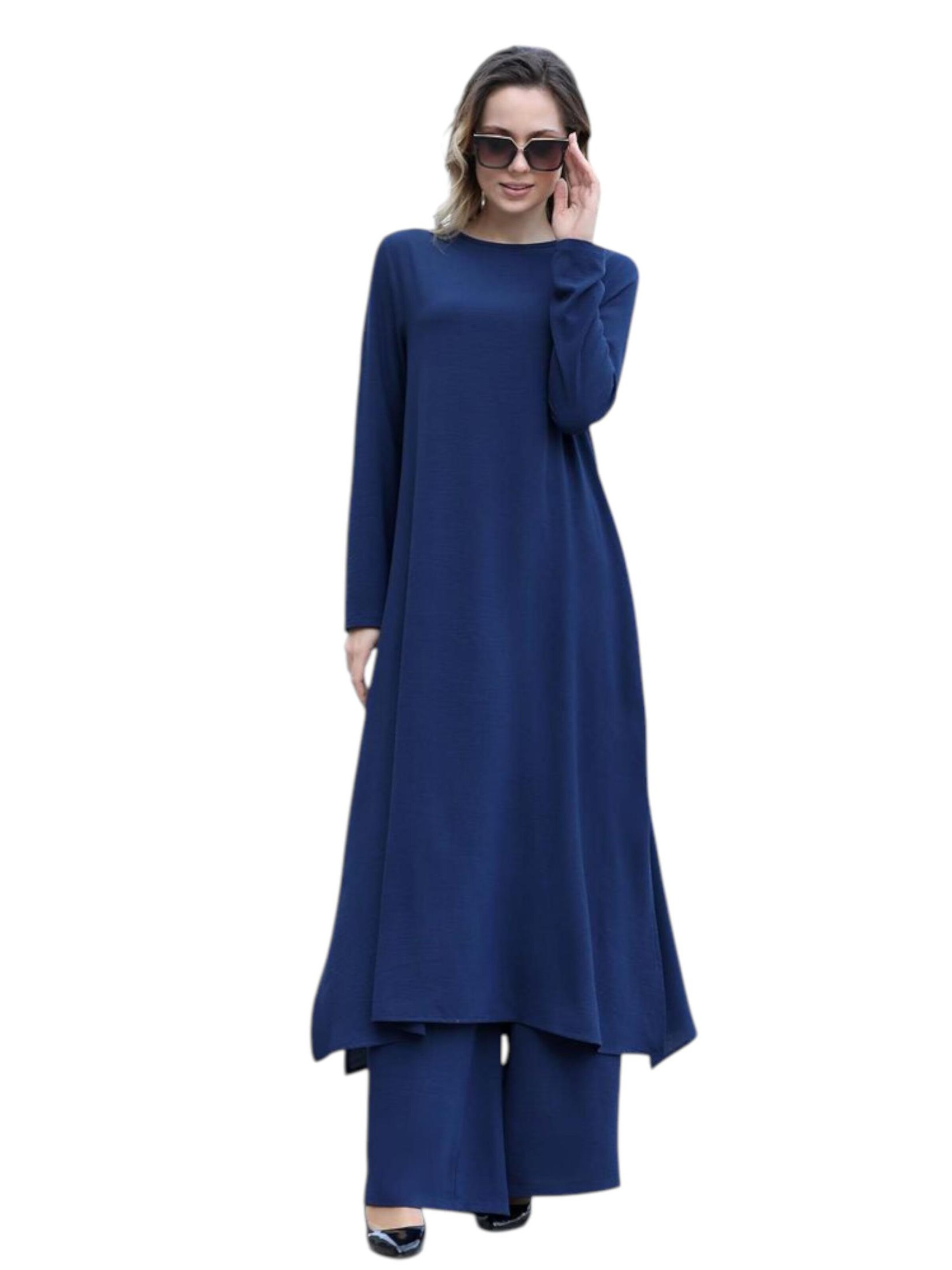 fashionshowcase Pantsuit 'Modest ECE-Set' in Blue
