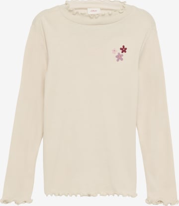 s.Oliver Shirt in Beige: front