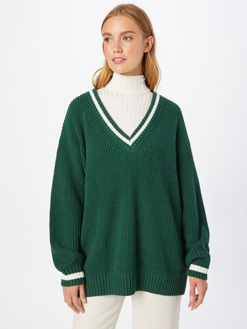 WEEKDAY Sweater 'North' in Green: front