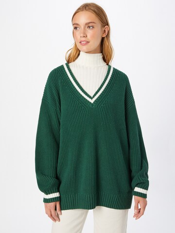 WEEKDAY - Jersey 'North' en verde: frente