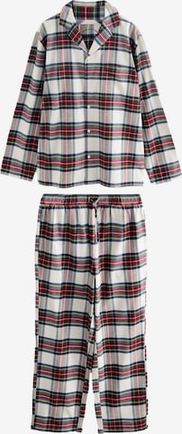 Next Pitkä pyjama värissä monivärinen: etupuoli