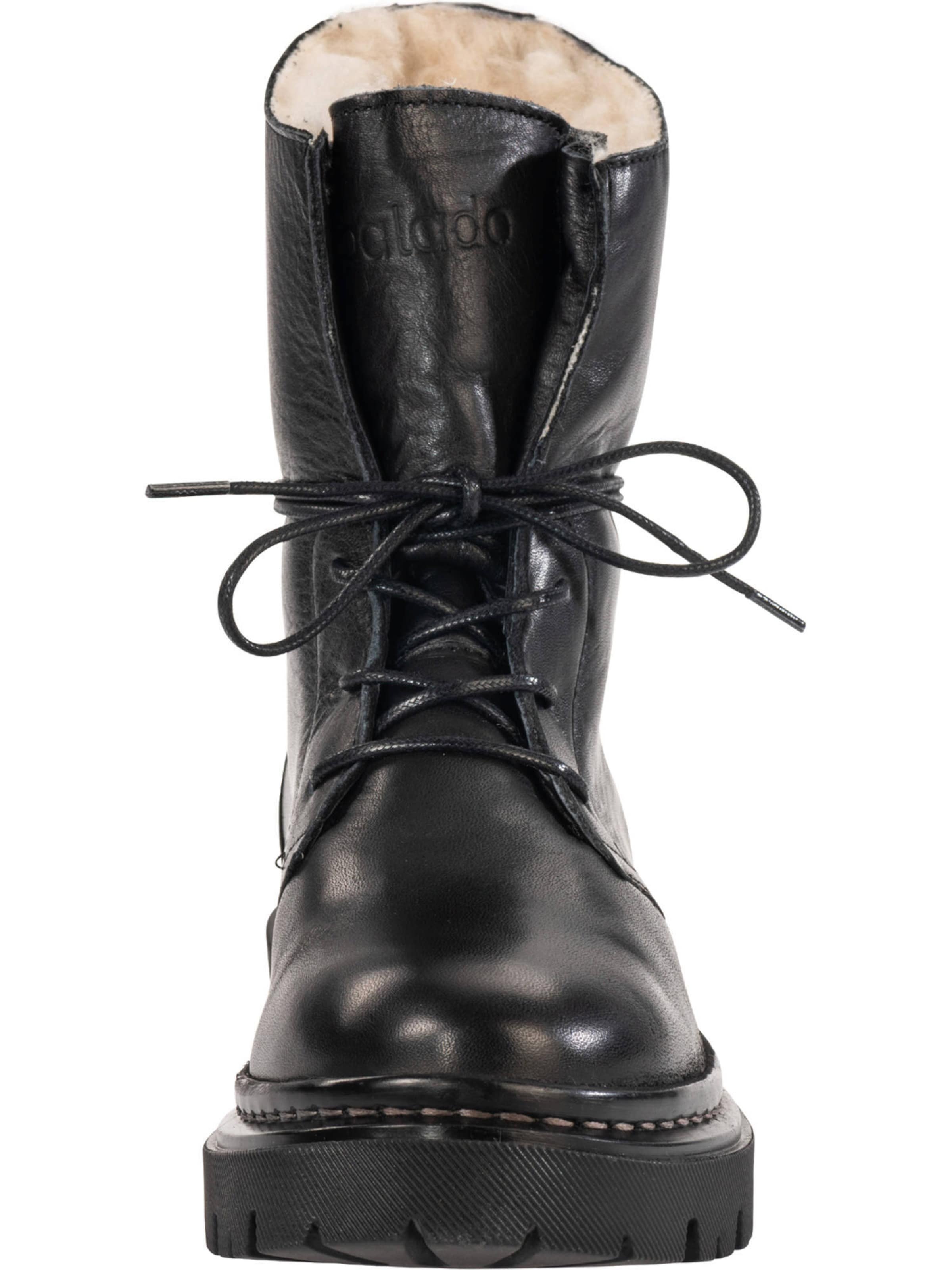 Bottines à lacets 'Kasos Block' Palado en noir