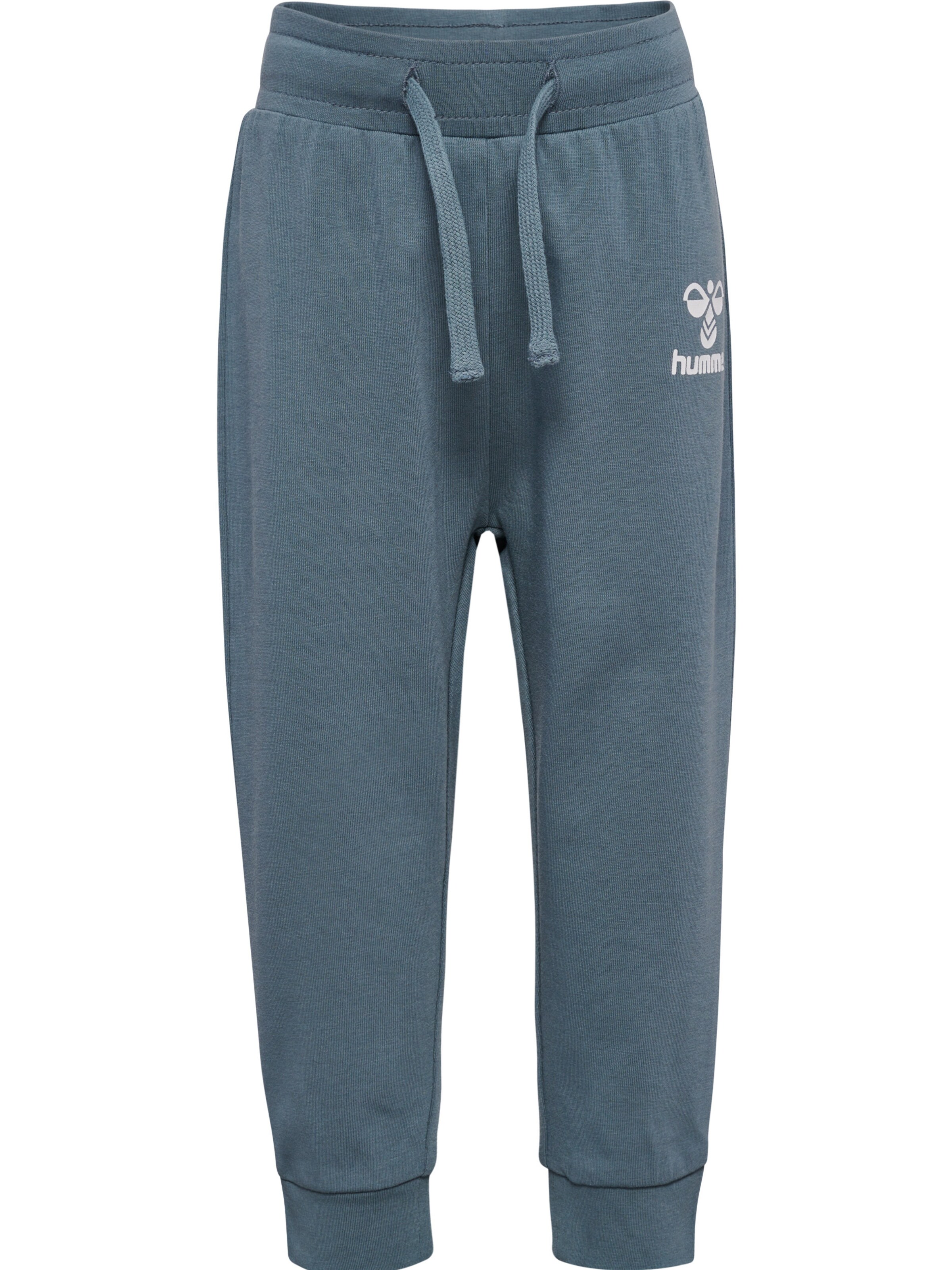 Hummel Tapered Broek in Blauw: voorkant