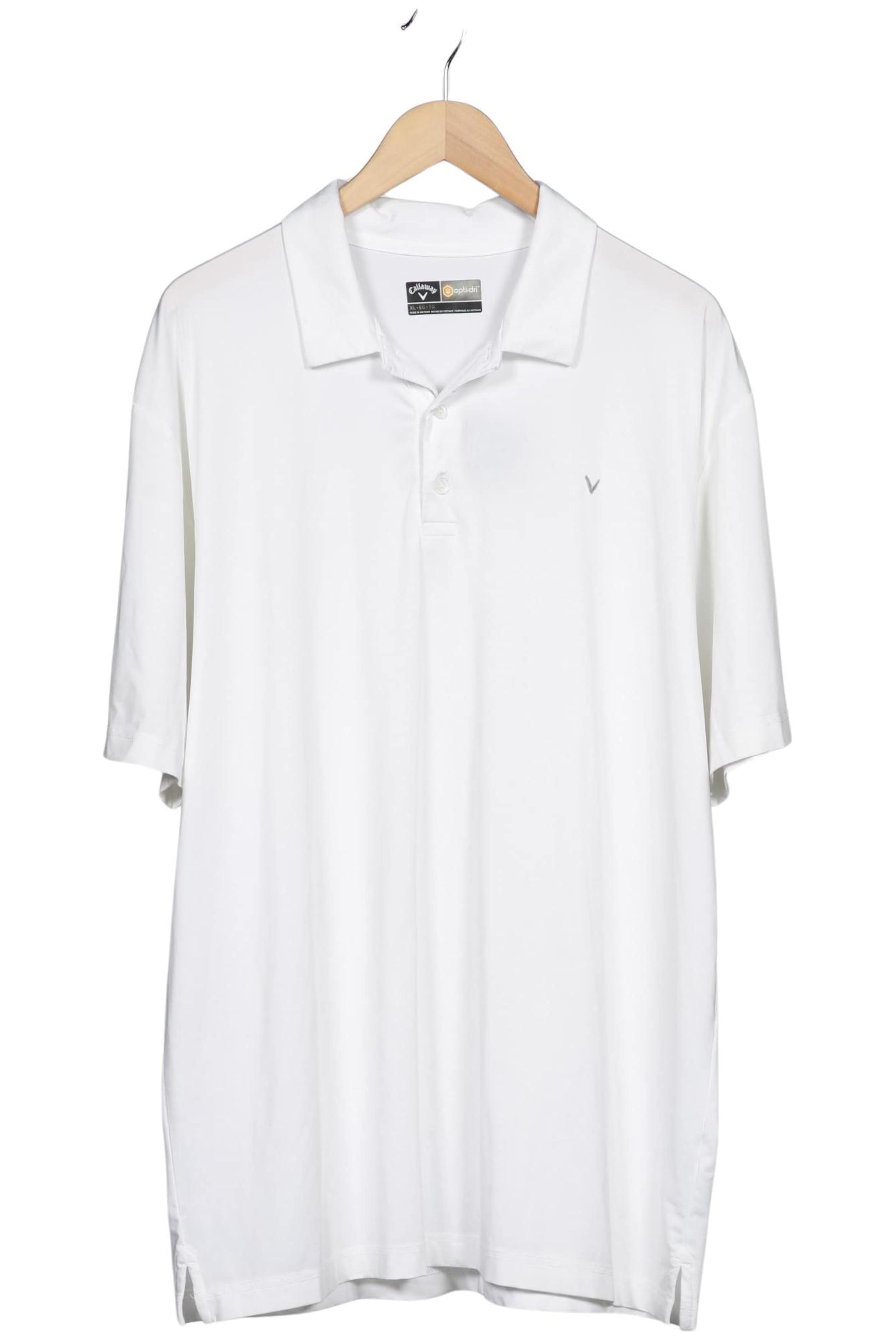 Callaway Poloshirt XL in Weiß: Vorderseite