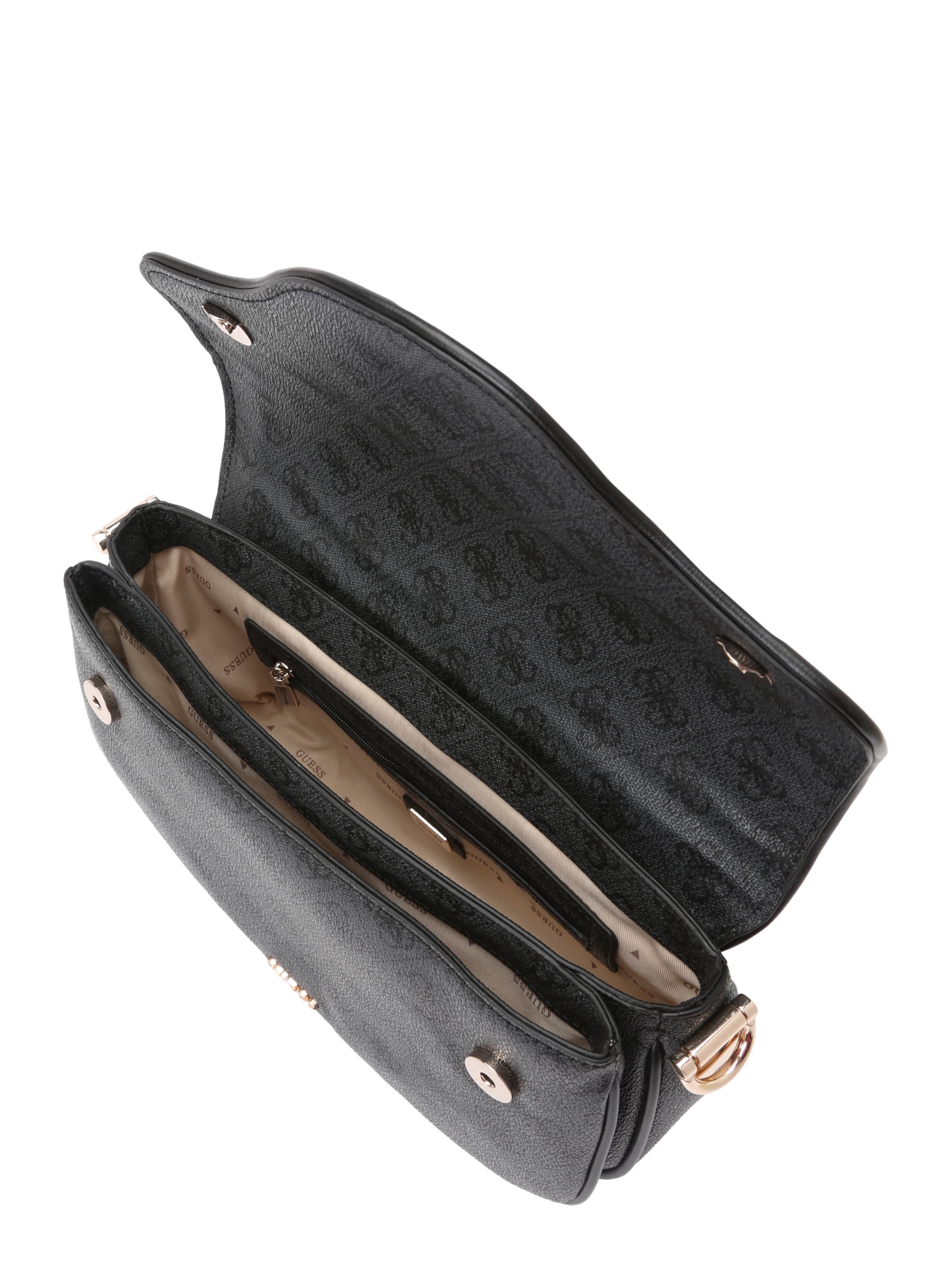 Geantă de umăr 'DEA' de la GUESS pe negru