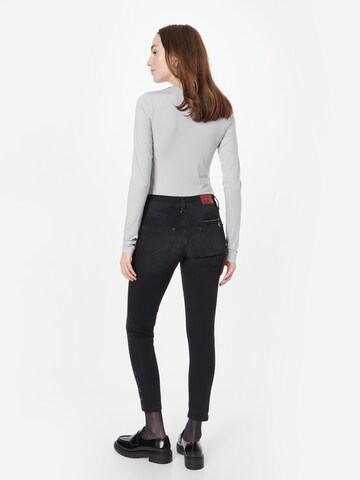 FREEMAN T. PORTER Slimfit Jeans 'Alexa' in Zwart