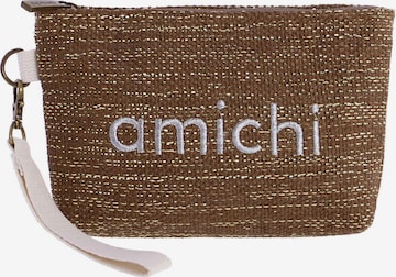 Amichi - Bolso de mano en marrón: frente