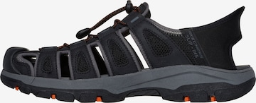 SKECHERS Hiking Sandals in Black: front