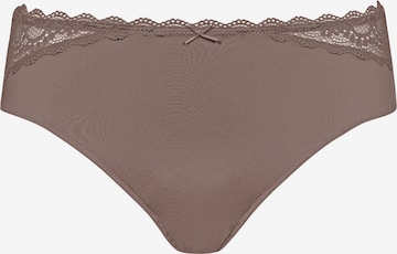 Mey Slip 'Amorous' in Braun: Vorderseite