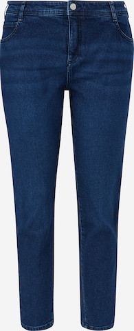 TRIANGLE Skinny Jeans in Blue: front