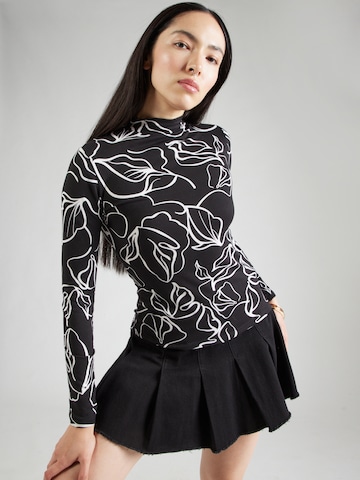 T-shirt 'Ki44mmy' Hailys en noir : devant