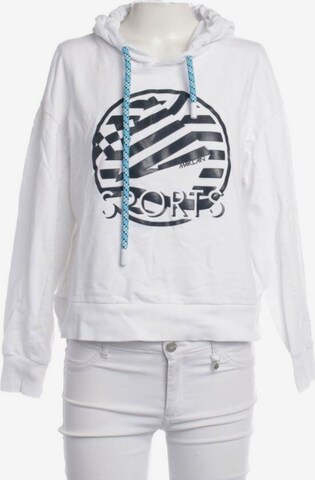 Marc Cain Sweatshirt & Zip-Up Hoodie in M in White: front