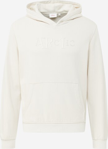 s.Oliver Sweatshirt in Beige: front