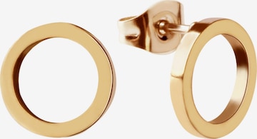 GOOD.designs Ohrstecker in Gold: Vorderseite