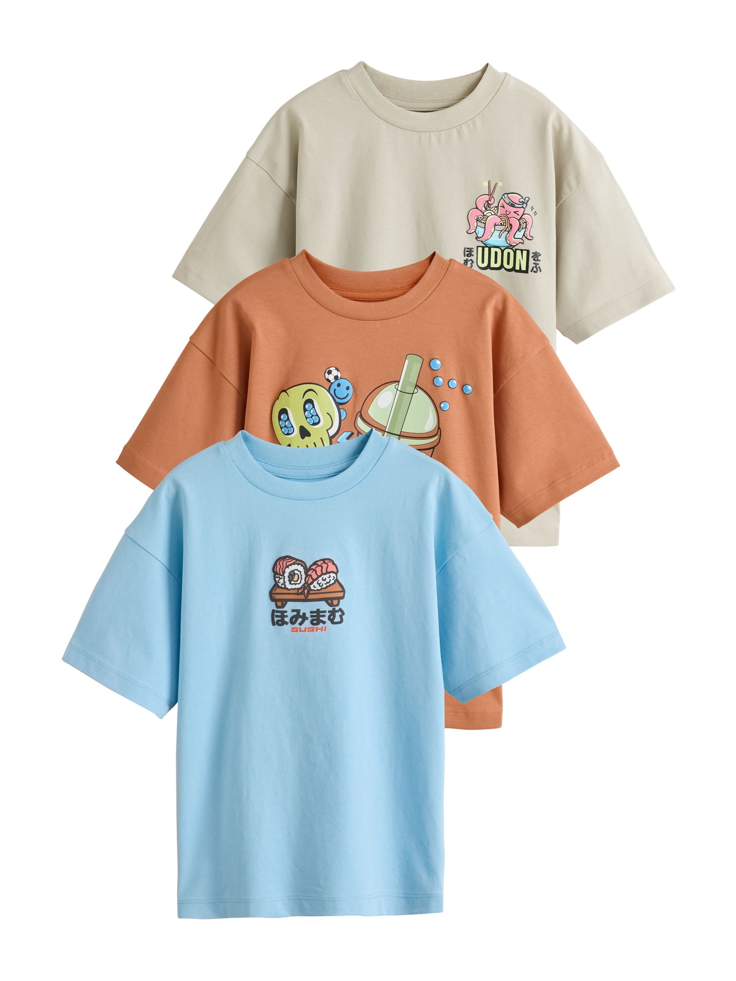 Next Shirt in Blauw: voorkant
