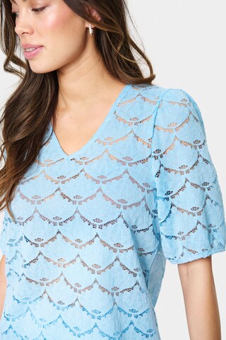 SAINT TROPEZ Bluse in Blau